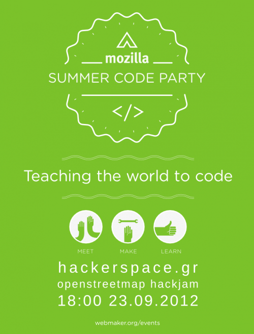 link=http://hackerspace.gr/wiki/Webmaker OpenStreetMap HackJam